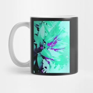 Wired Green Lily Mug